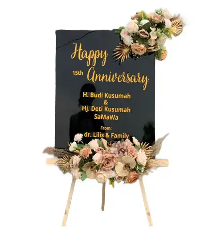 Papan Bunga Akrilik Pliken