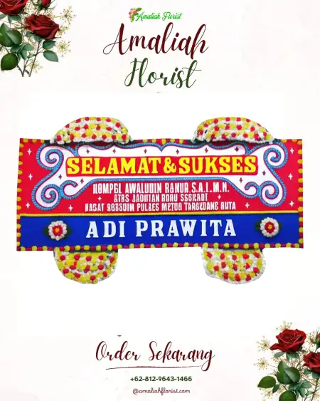 Papan Bunga Ucapan Selamat Pliken